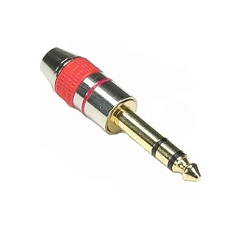 1/4-Inch Stereo Metal Plug Gold Plated - Pack Of 10Pcs 1