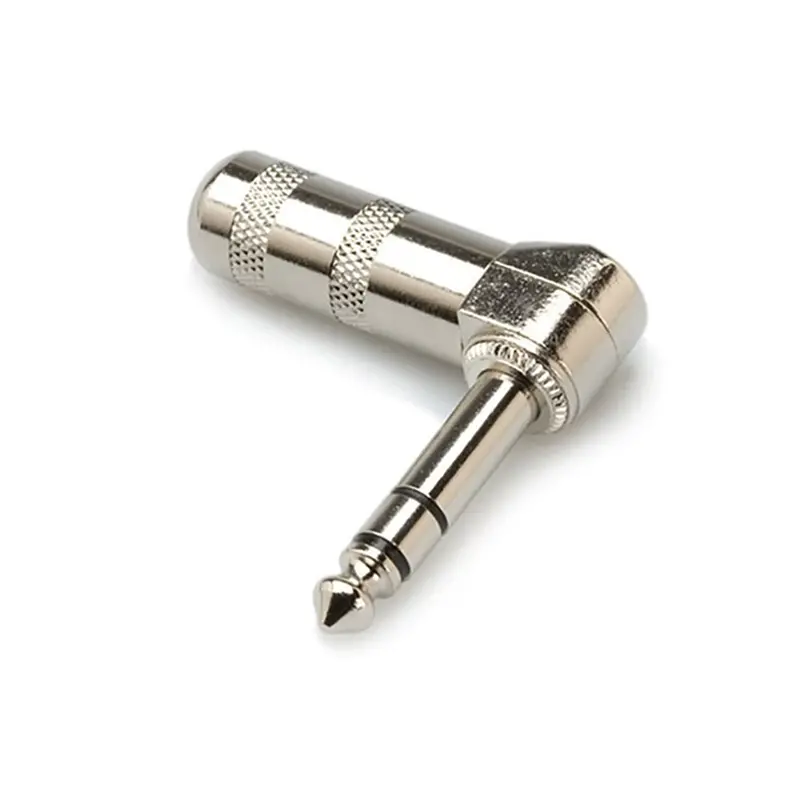1/4-Inch Stereo Right-Angle Male Plug Metal - Pack Of 10Pcs 1