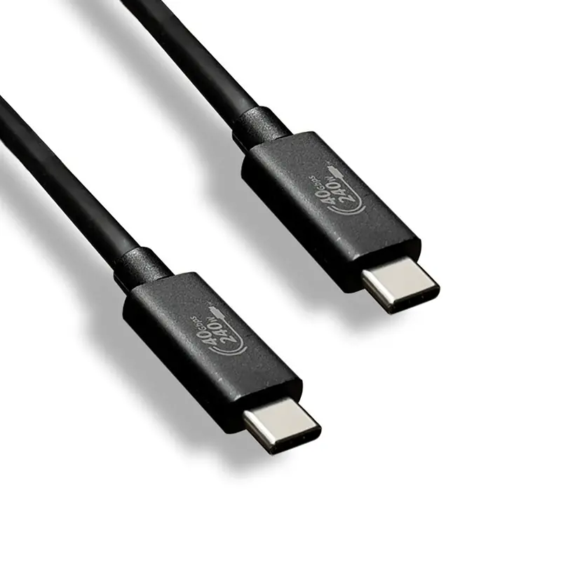 1-Meter Usb 4.0 Gen3 Type C 8K 40Gbps/240W Male-Male Cable W/E-Mark 1