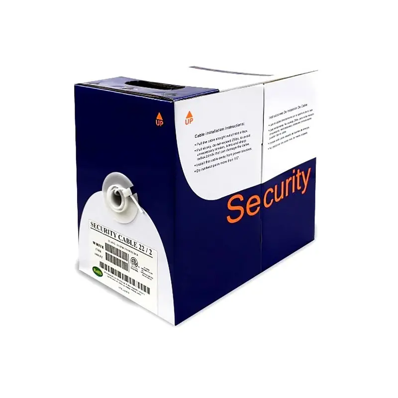 1000Ft 22Awg/2C Solid Riser (Cmr) Security Cable 1