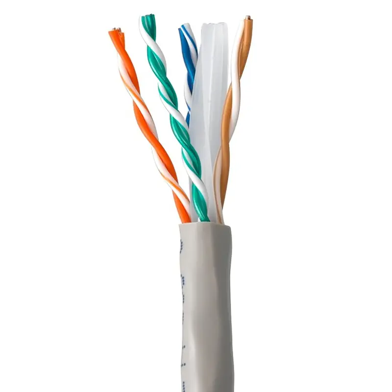 1000Ft Cat6 24Awg Utp Stranded Copper Ethernet Bulk Cable 550Mhz 1
