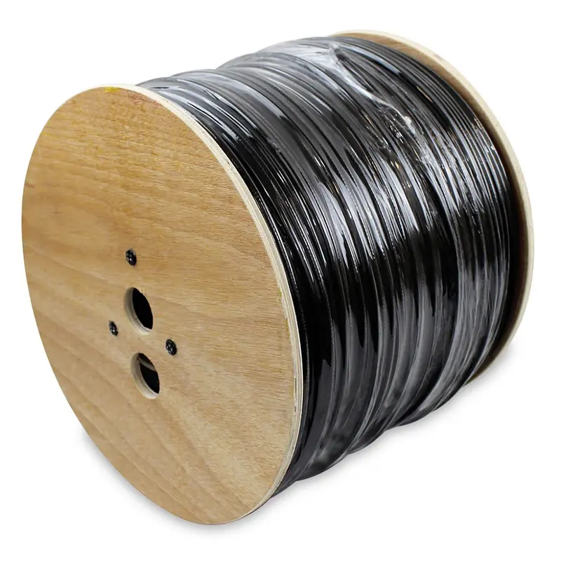 1000Ft Rg6 Ccs + 18/2 Bc Power Siamese Riser (Cmr) Coaxial Cable 1