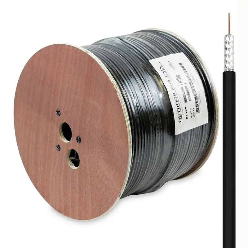 1000Ft Rg6 Ccs Dual Shield Direct Burrial Outdoor Cable 1