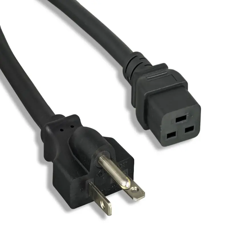 10Ft 12Awg Ac Power Cord Nema 6-20P To Iec-60320-C19, 20A/250V 1