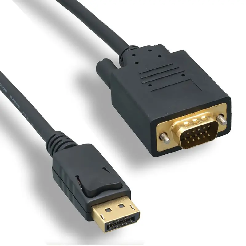 10Ft Premium Display Port To Vga Cable Male To Male 1