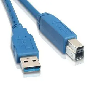 10Ft Usb 3.0 Cable A-Male To B-Male Blue 1