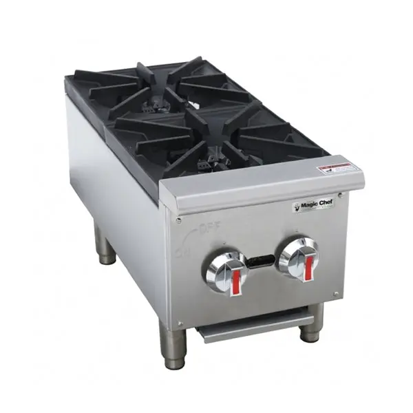 11'' Chef Gas Stock Pot 2 Burner Ehp-2S 1