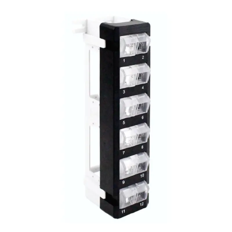 12‐Port Wall Mount Rotatable Blank Patch Panel 1