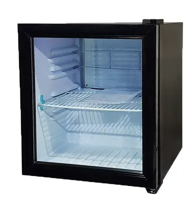 13" Omcan Black Countertop Display Refrigerator 1.8 Cu.Ft., 44496 1