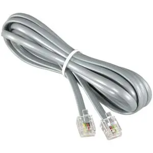 14Ft Rj11 Modular Telephone Cable Reverse 1