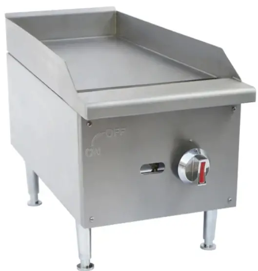 16" Stainless Steel Medium Duty Gas Griddle, 30,000 Btu Used For02024 1