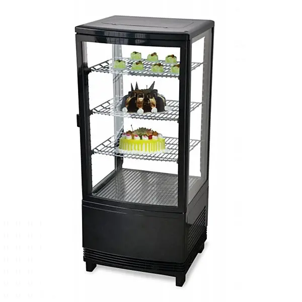 17'' Omcan Single Door Countertop Refrigerated Display Case 2.9 Cu.Ft - 25826 1