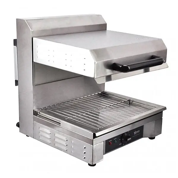 18" Omcan Quartz Adjustable Single Salamander 39581 1