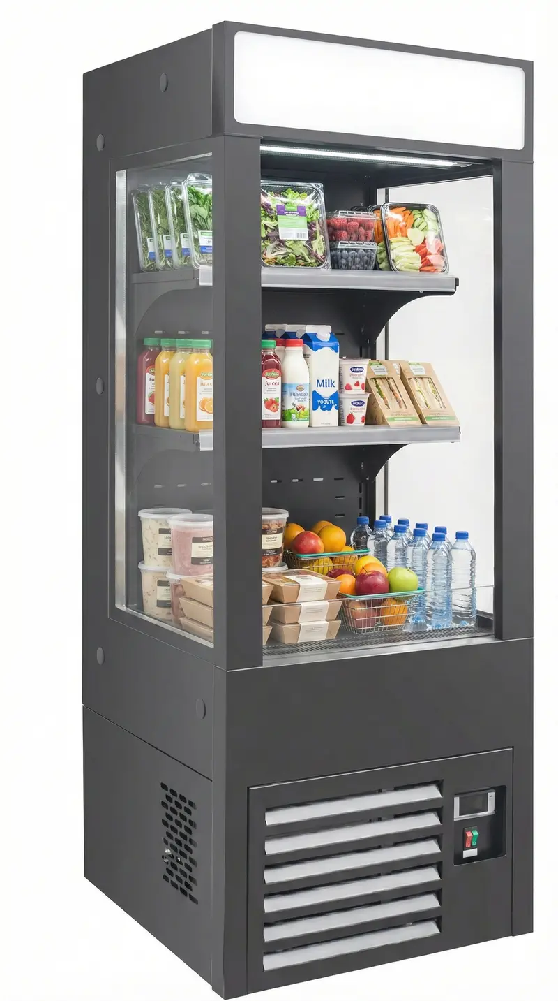19.6'' Alaska Line Open Air Cooler Store Display Case Hit-50 1