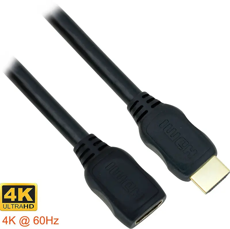 1Ft 28Awg High Speed Hdmi Extension Cable W/Ethernet Cl3 4K 60Hz 1