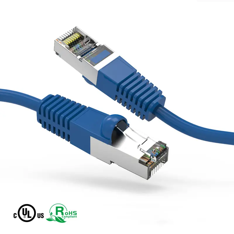 1Ft Cat7 Shielded (S/Ftp) Patch Cable Booted 1