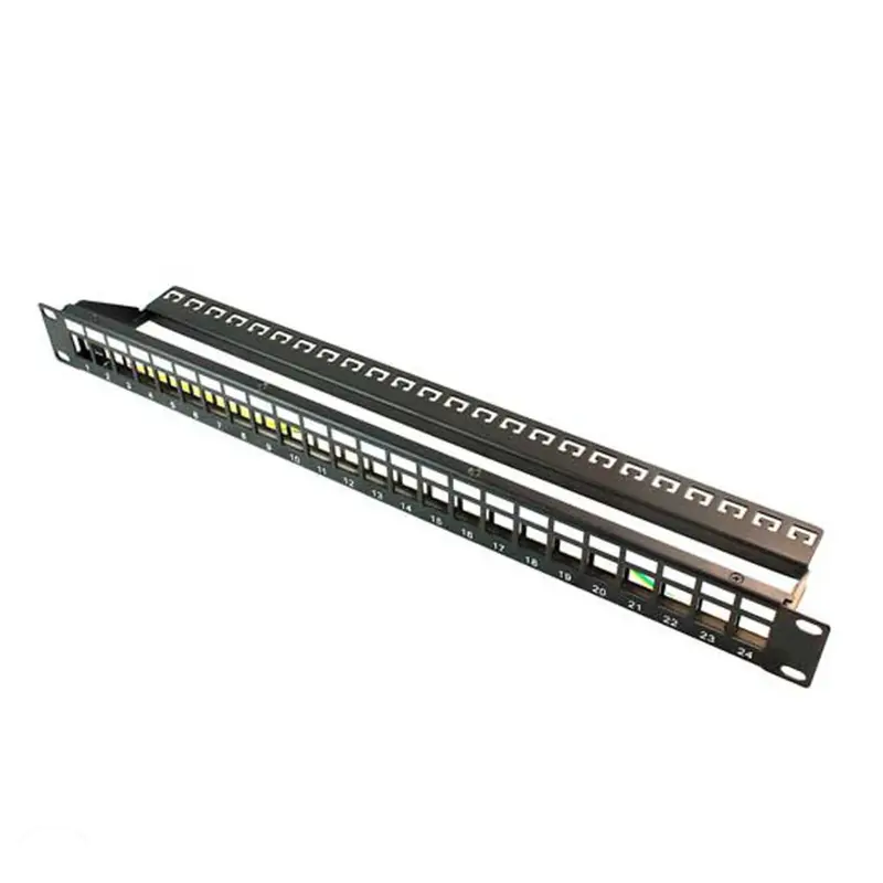 1U 19" 24-Port & 2U 48-Port F/Utp Blank Patch Panels 1