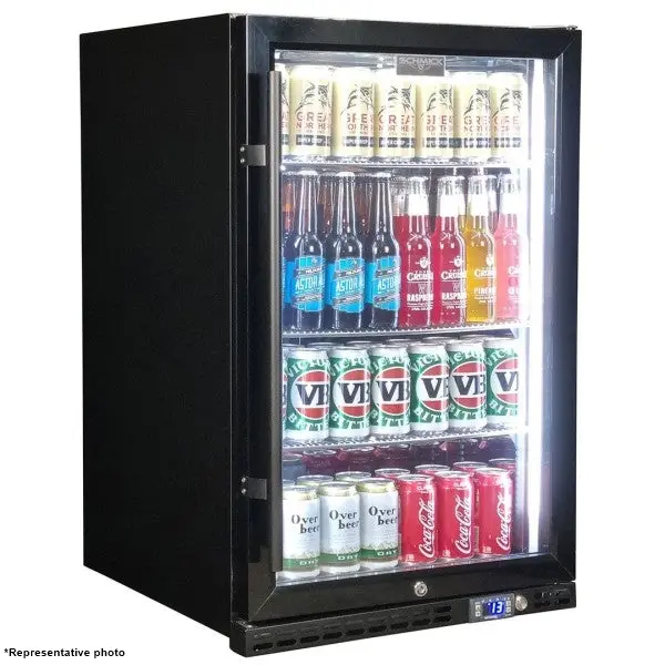 20'' Chef Countertop Single Glass Door Beverage Cooler 3.5 Cu.Ft. Used For02246 1