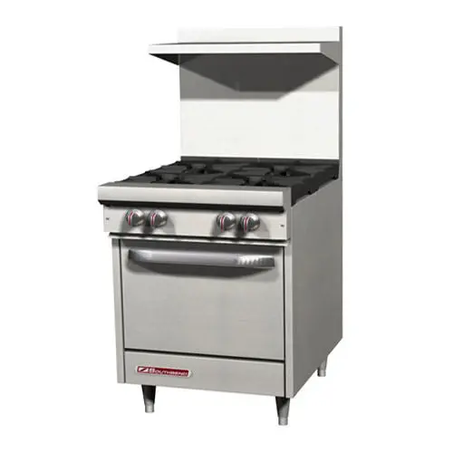 24'' Southbend 4 Burner Range With Oven S24e 1