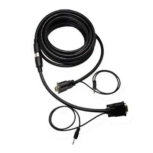 25Ft Quick-Snap Svga Cable W/Audio Cl2 Ft4 Rated 1