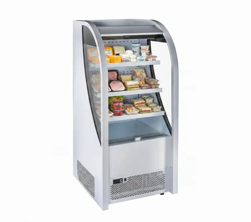26'' Alaska Line Curved Open Air Grab & Go Display Cooler Hit-48 1