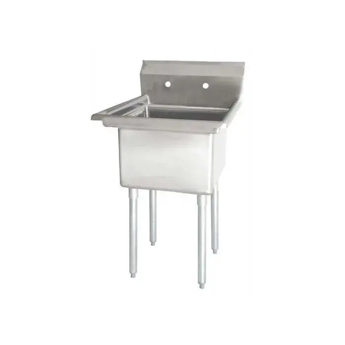26'' Chef One Tub Sink With Centre Drain & No Drainboard Ch-2002 1