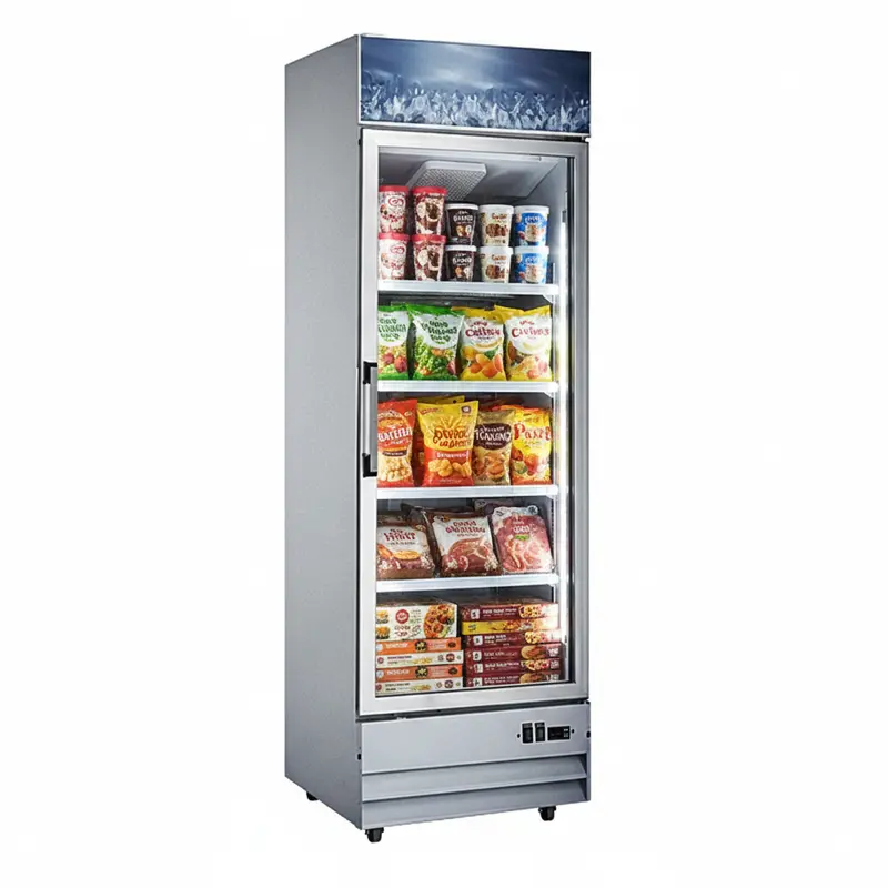 27" Omcan Single Glass Door Freezer 50029 1