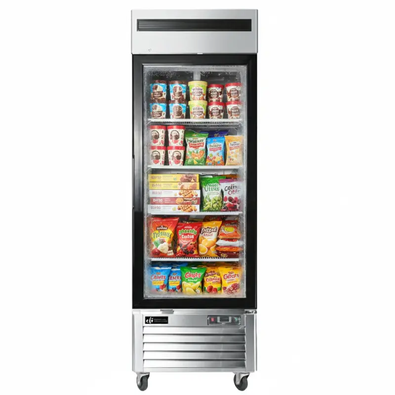 27″ Efi Single Glass Door Cooler 19.4 Cu.Ft., C1-27Gdsvc 1