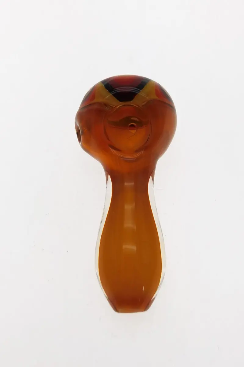 3.50" Dry Spoon Pipe W/ Bowl Head Pattern (70G) Carb Hole: Left Side 1