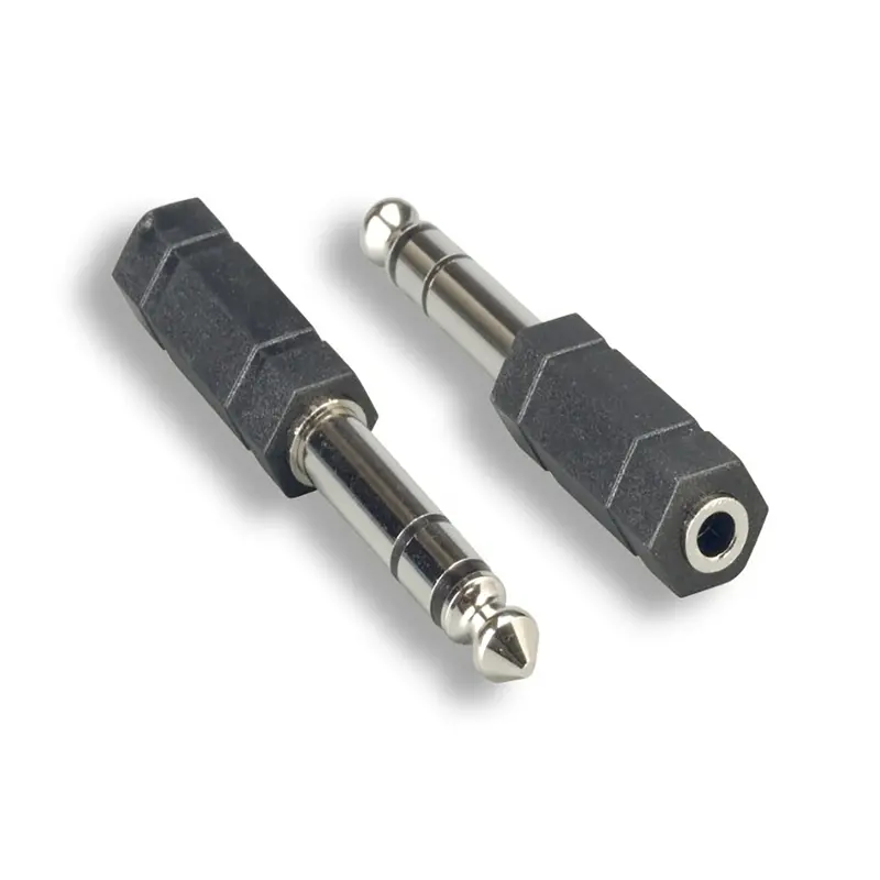3.5Mm Stereo Female To 1/4-Inch Stereo Male Adapter - Pack Of 10Pcs 1