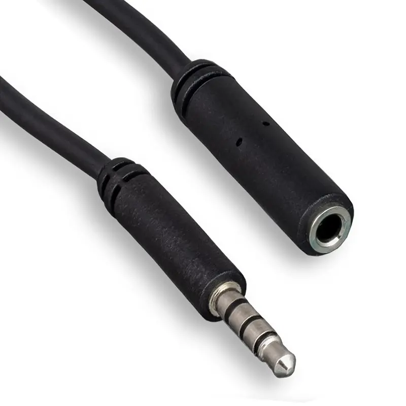 3.5Mm Trrs Male To Female Audio & Microphone Cable 1