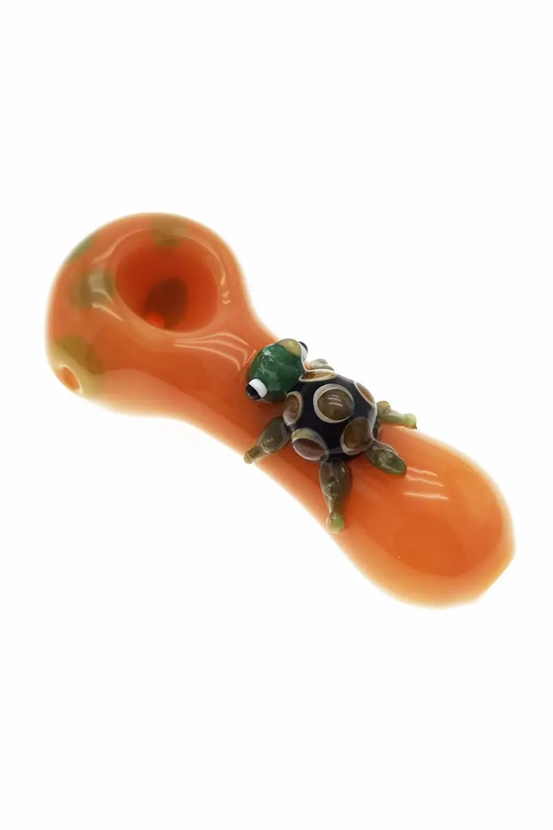 3.75" Dry Spoon Pipe W/ Critters (72G) Carb Hole: Left Side 1