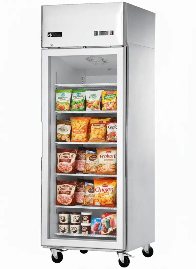 30" Efi Single Glass Door Display Freezer 21.4 Cu.Ft - F1-29Gdsvc 1