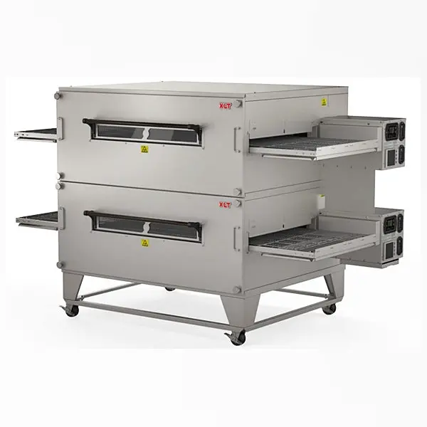 32'' Xlt Double Deck Natural Gas Pizza Conveyor Oven Xlt3270-1B-2 1