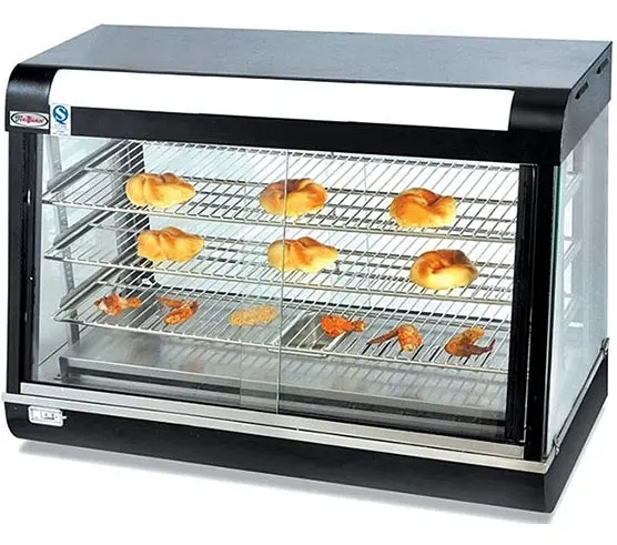 35" Curved Glass Countertop Display Warmer Ji-108 1