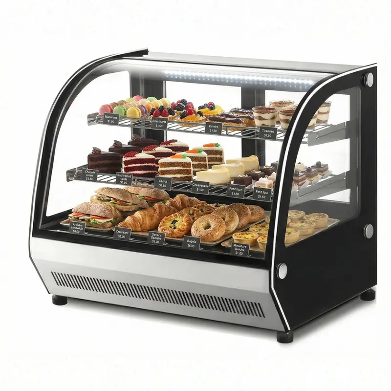 36'' Chef Countertop Display Warmer Case Curved Lisa-90Cw 1