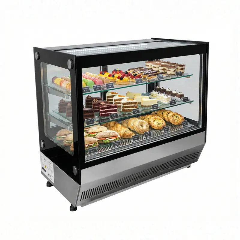 36'' Efi Countertop Rectangle Glass Refrigerated Display Case - Cgsm-Ct-3526 1