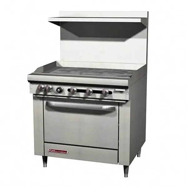 36” Southbend Gas Range W/ Full Griddle & Standard Oven S36d-3G 1