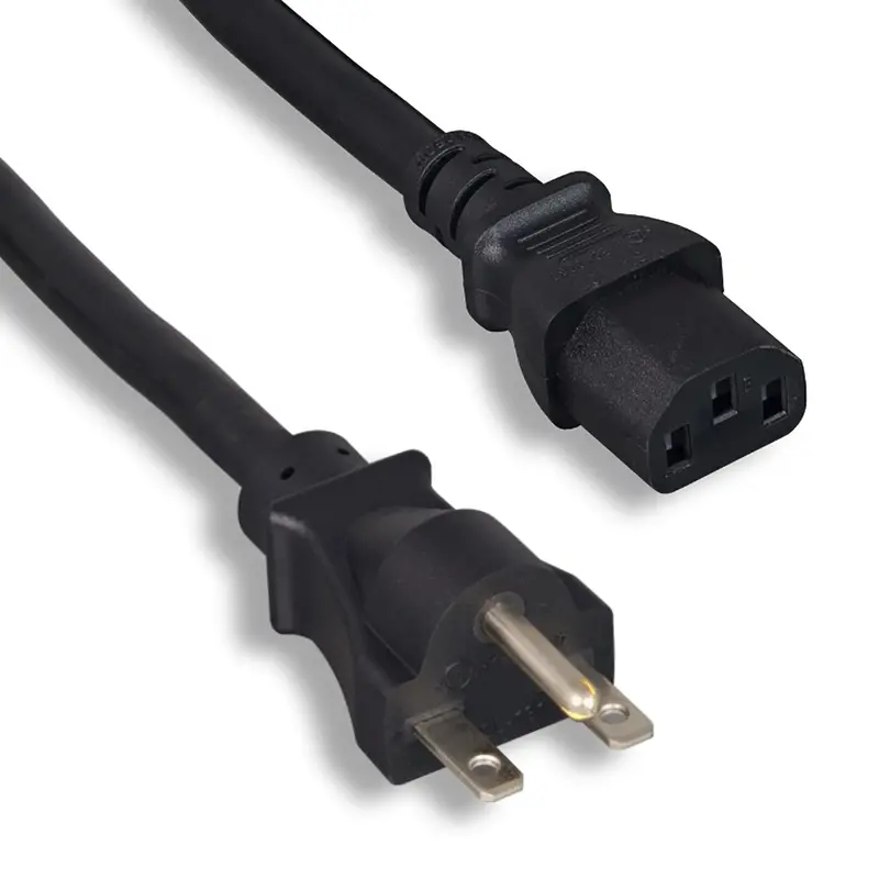 3Ft 14Awg 15A 250V Ac Power Cord Nema 6-15P To C13 1