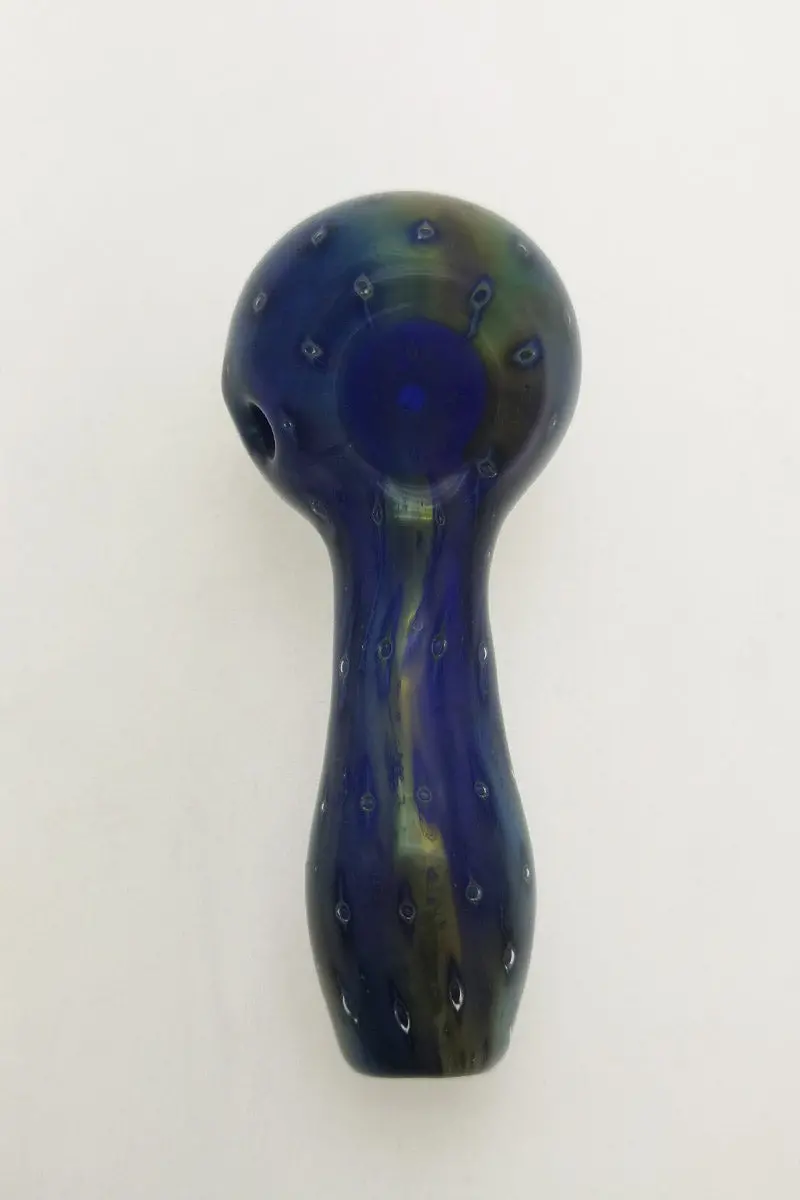 4.00" Dry Spoon Pipe W/ Bubble Trap (75G) Carb Hole: Left Side 1