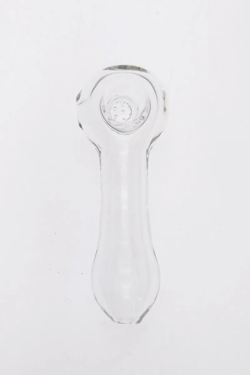 4.25" Dry Spoon Pipe W/ Built In Screen (75G) Carb Hole: Left Side 1