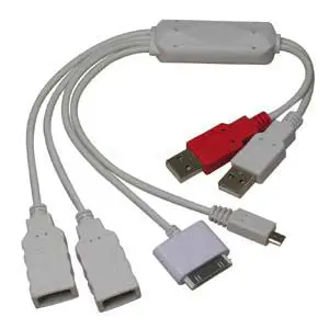 4 Port Usb2.0 Squid Hub, Ipod/Micro/A-Female X 2 1