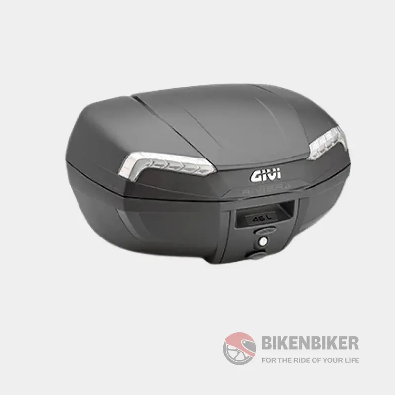 46 Ltr Monolock® Top-Case Black With Smoked Reflector, Universal Mounting Plate Included 1