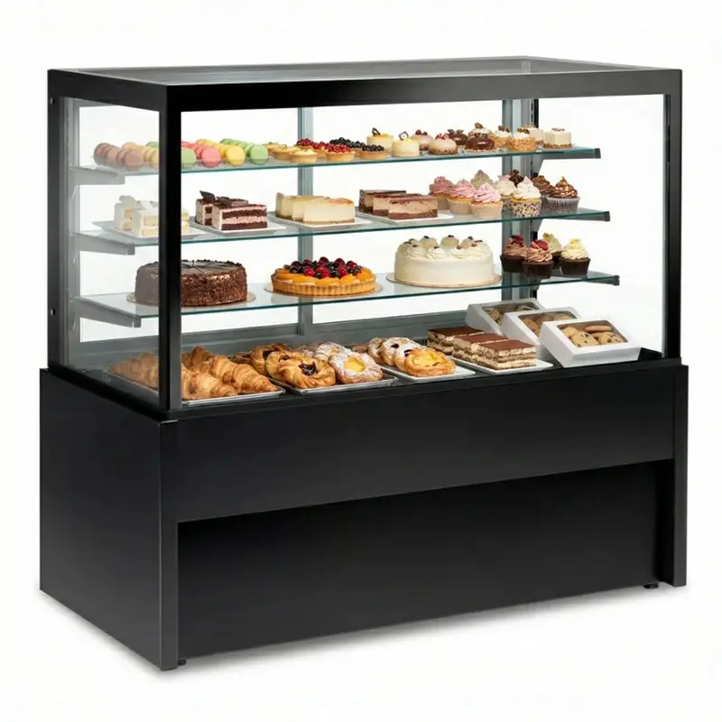 48'' Alaska-Line Rectangle Glass Display Cooler - Hit-21 1