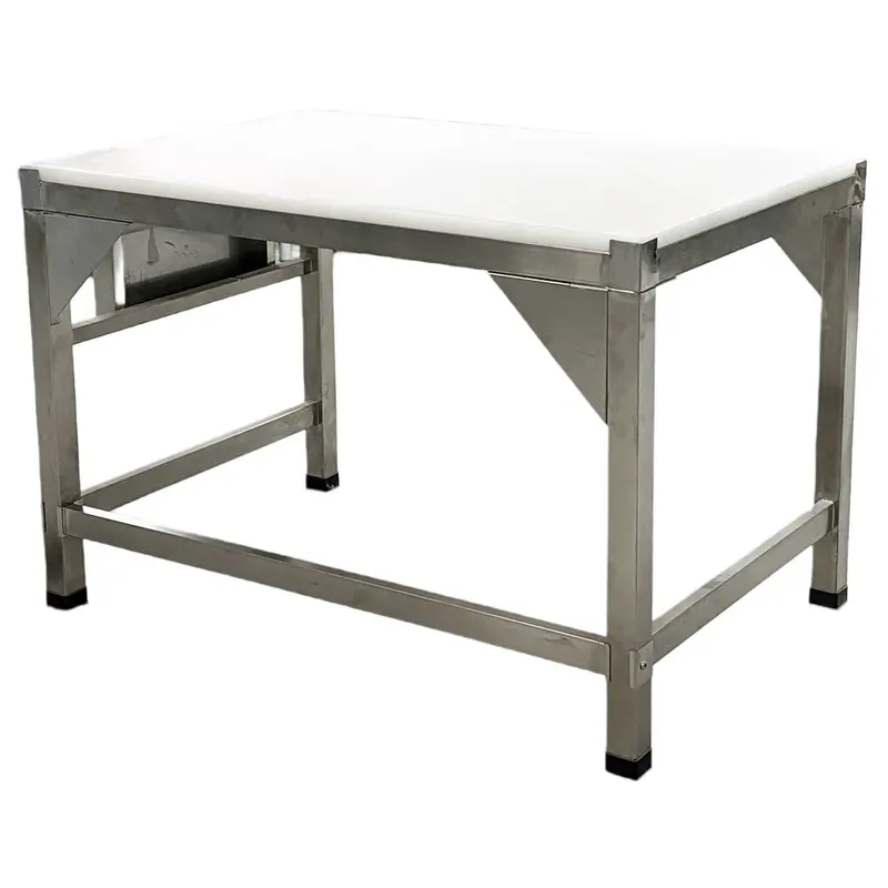48'' Butcher Table With Poly Top Board S-48 1