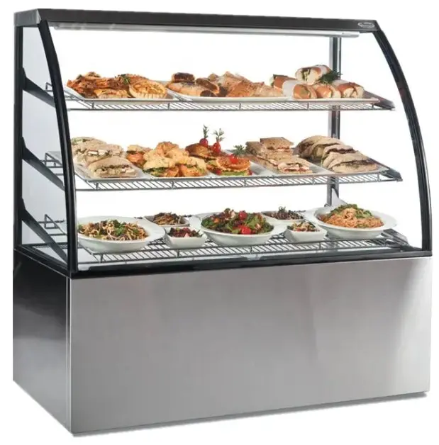 48'' Chef Pastry Display Warmer Curved Glass Hd-1203C 1