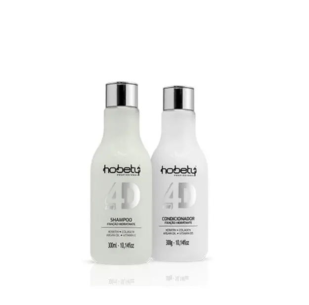 4D Dry Hair Hydration Nutrition Home Care Wires Treatment Kit 2X300ml - Hobety 1