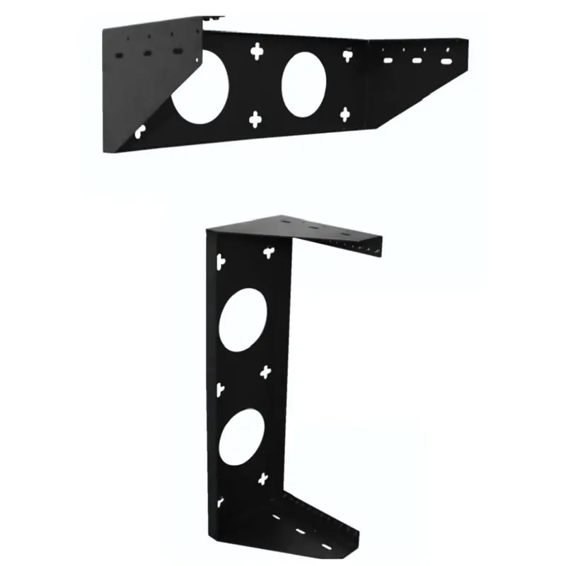 4U Depthless Horizontal & Vertical Wall Mount Bracket 1