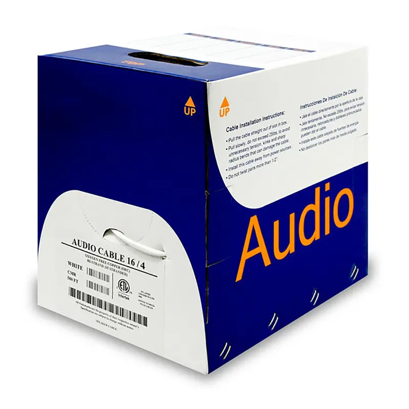 500Ft 16Awg/4C In-Wall Speaker Wire, Ofc Cmr 1