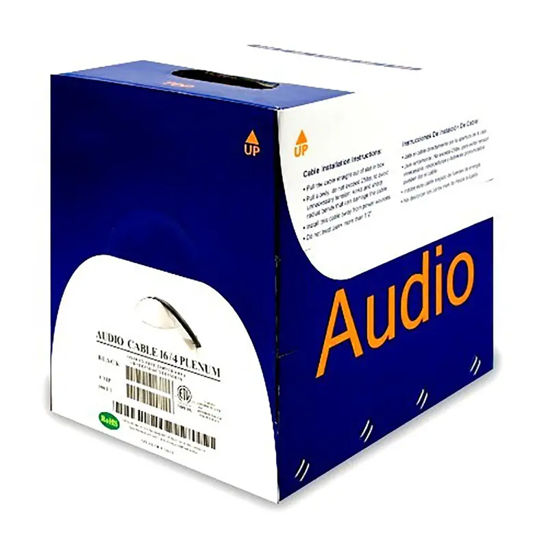 500Ft 16Awg/4C Ofc Stranded Plenum (Cmp) Audio Cable 1